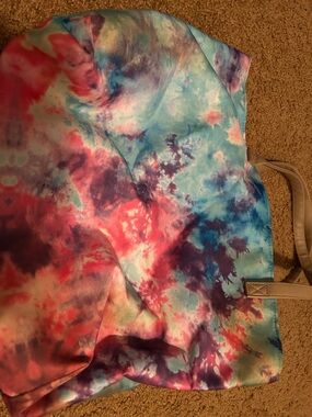 Colorful Tie-Dye Tote Bag